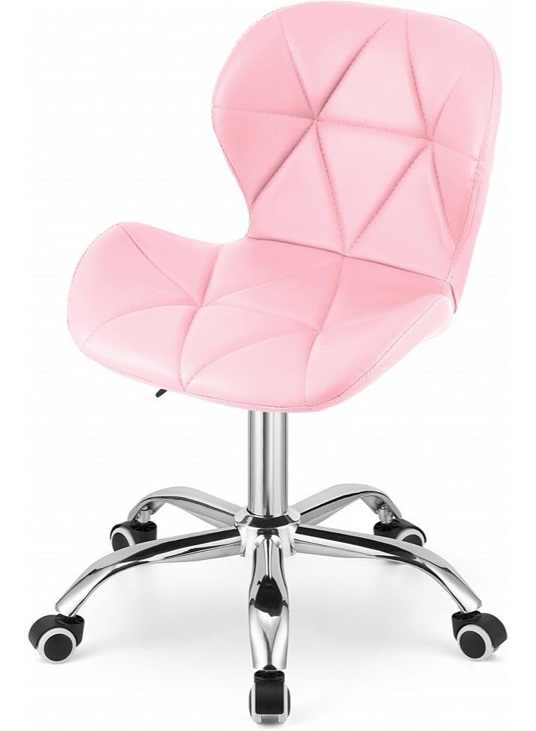 Modern Ergonomic Faux Leather Office Chair - Swivel Desk Chair with Adjustable Height and Easy-Care Surface - Image 3